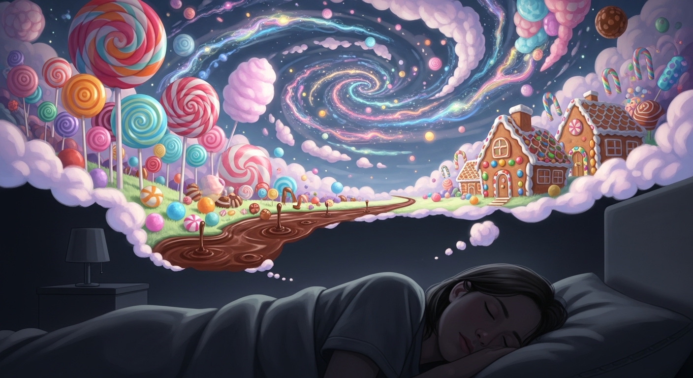 Sonhar com doce: o que significa para sua mente e emoções?