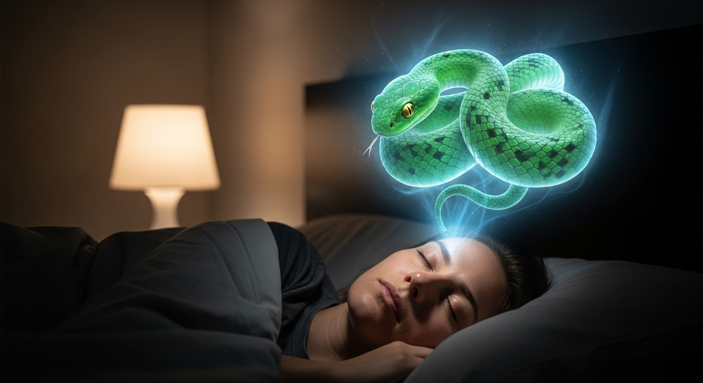 O que significa sonhar com cobra verde? Simbolismo e Interpretação