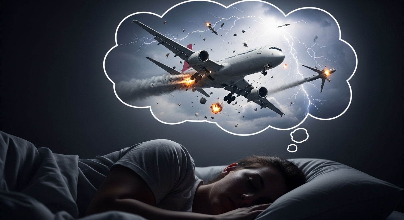 Sonhar com avião caindo: o que significa esse sonho?