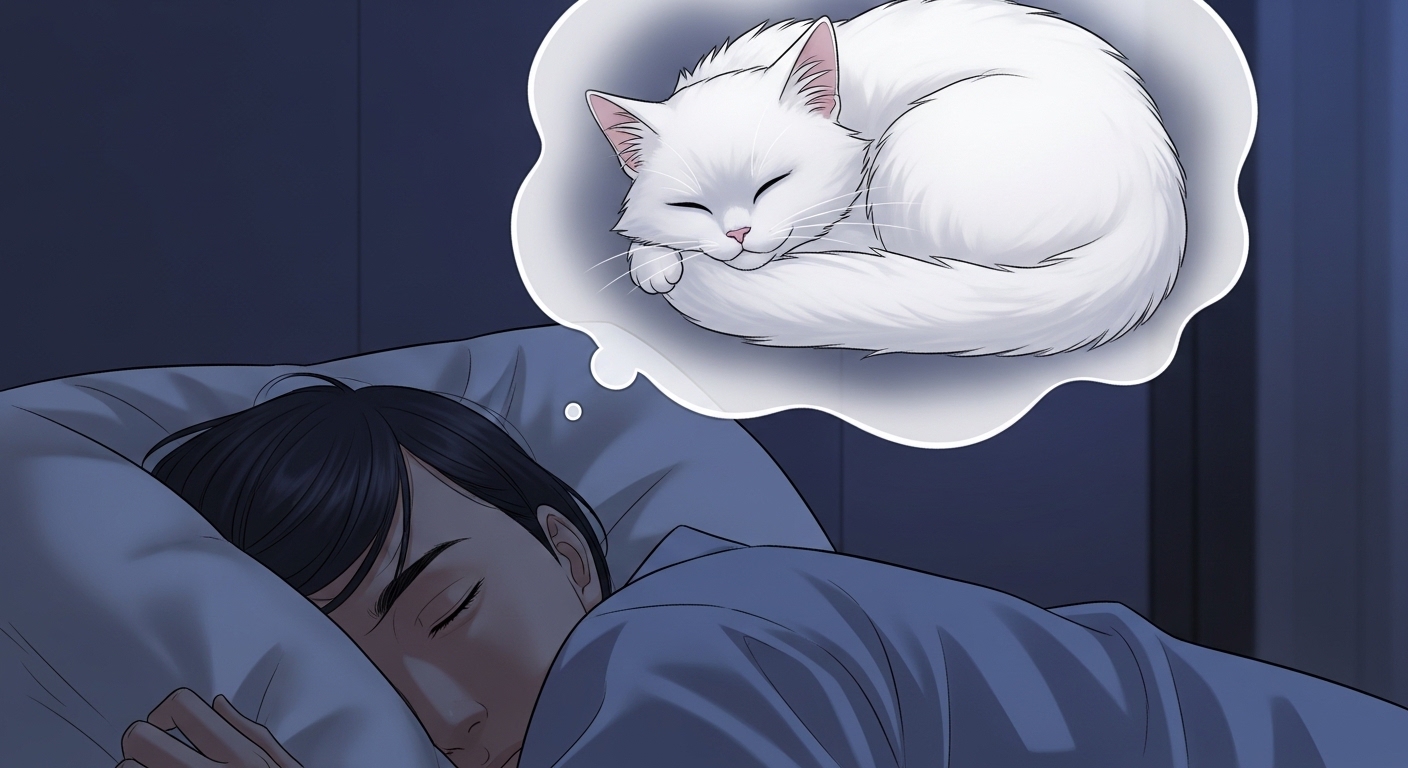 O que significa sonhar com gato branco? Significado espiritual e psicológico